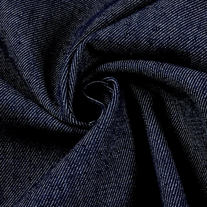 Manufacturers Direct Stock Denim Four Way Stretch Dyed Casual Clothing Knitted Fabric Cotton Fabric