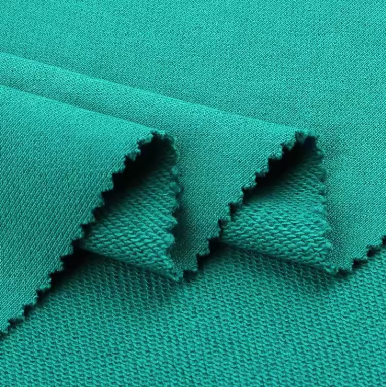 Customized Color Knitted Fabric 95% Bamboo 5% Elastane Stretch Fabric Bamboo Fabric for Sweatshirts French Terry