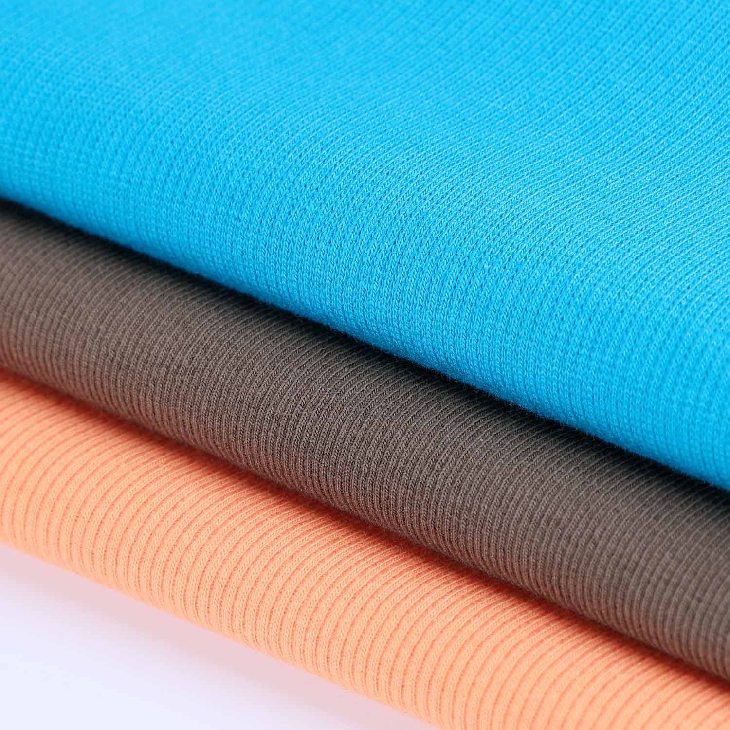 High Quality Solid Dyed Ribbed fabric Cotton Spandex Fabric