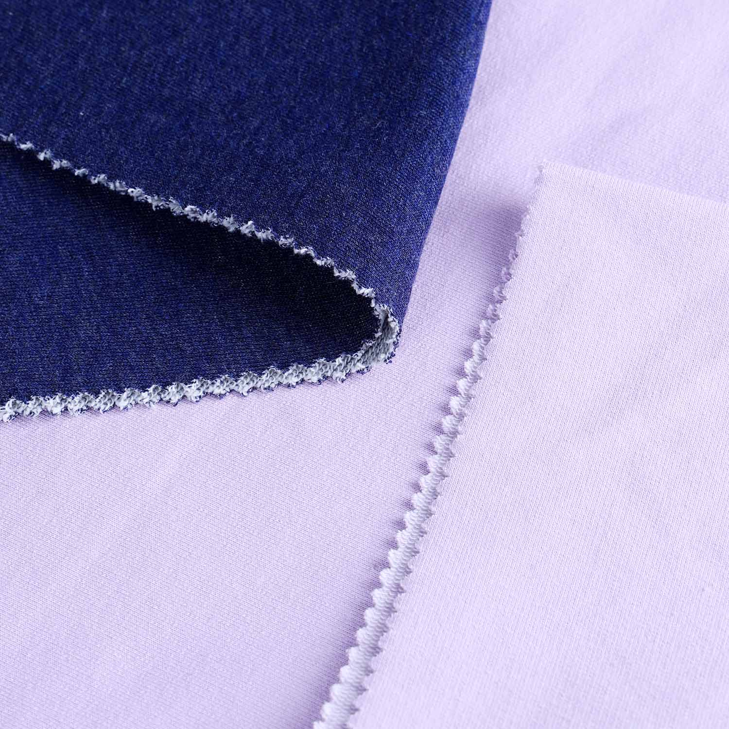 High Quality Cotton/Polyester Spandex Indigo Knit Denim Wholesale Knitted Fabric for Apparel 