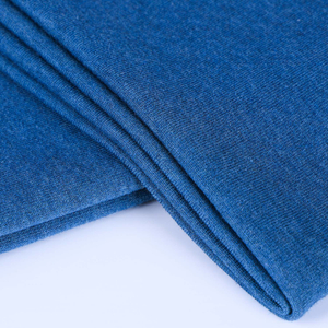 High Quality Cotton/Polyester Spandex Indigo Knit Denim Wholesale Knitted Fabric for Apparel 