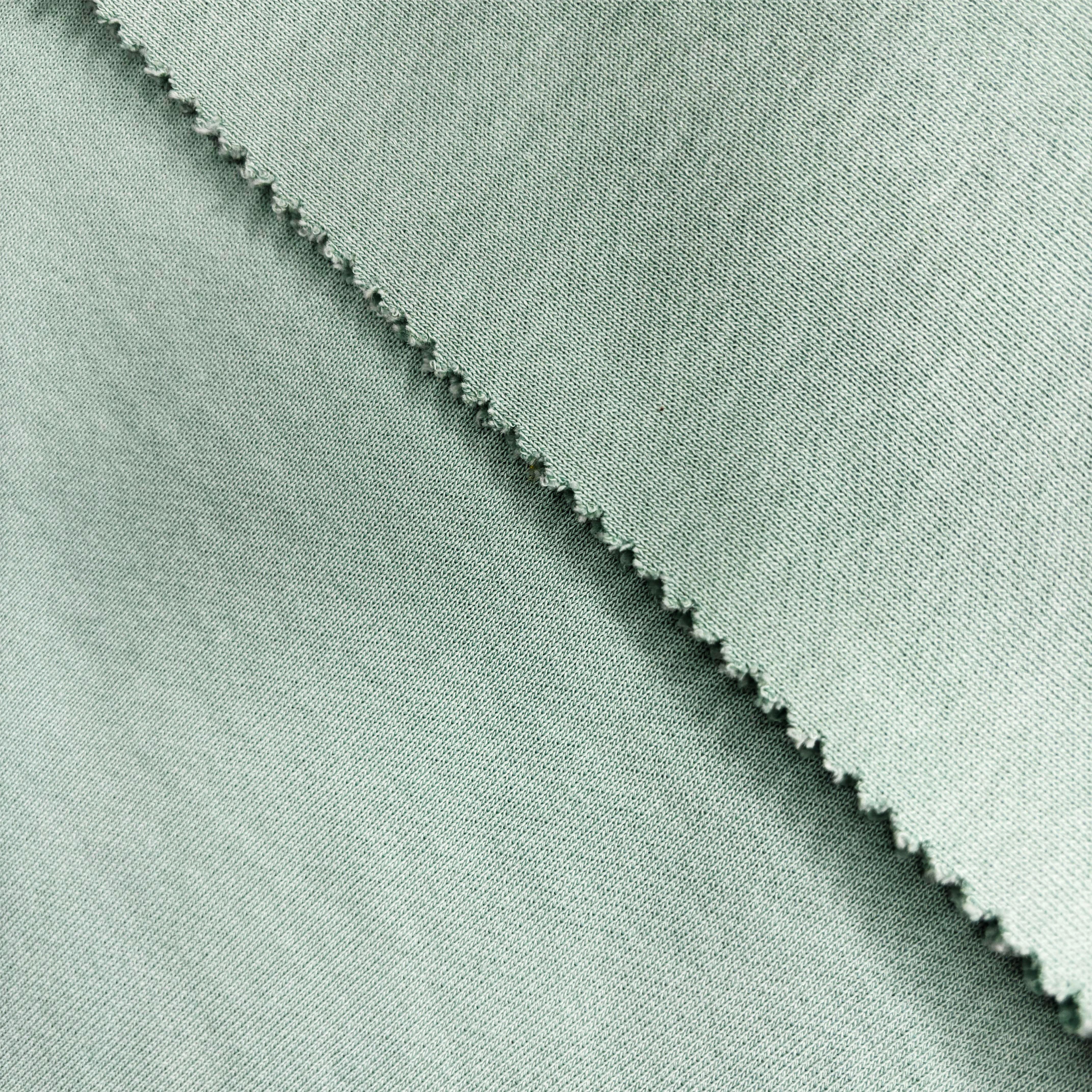 China Factory Looped Fleece Knitted Single Side Sherpa Terry Fleece Fabric 100% Polyester with Good Elastic for Pajamas/Blanket/Towel/Garment