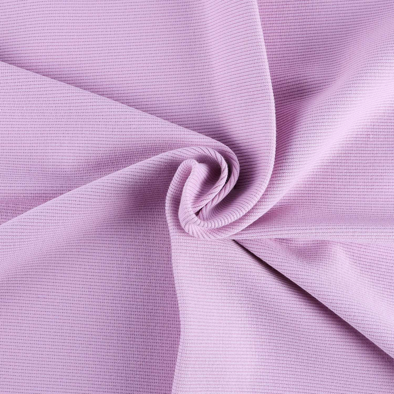 High Quality Solid Dyed Ribbed fabric Cotton Spandex Fabric